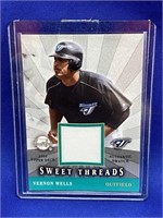 Vernon Wells Game Used Jersey Card