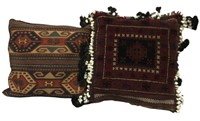 2 Kilim Oriental Rug Pillows