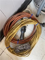 extension cords and trouble light