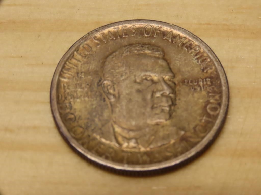 1946 90% Silver Booker T Washington Half dollar