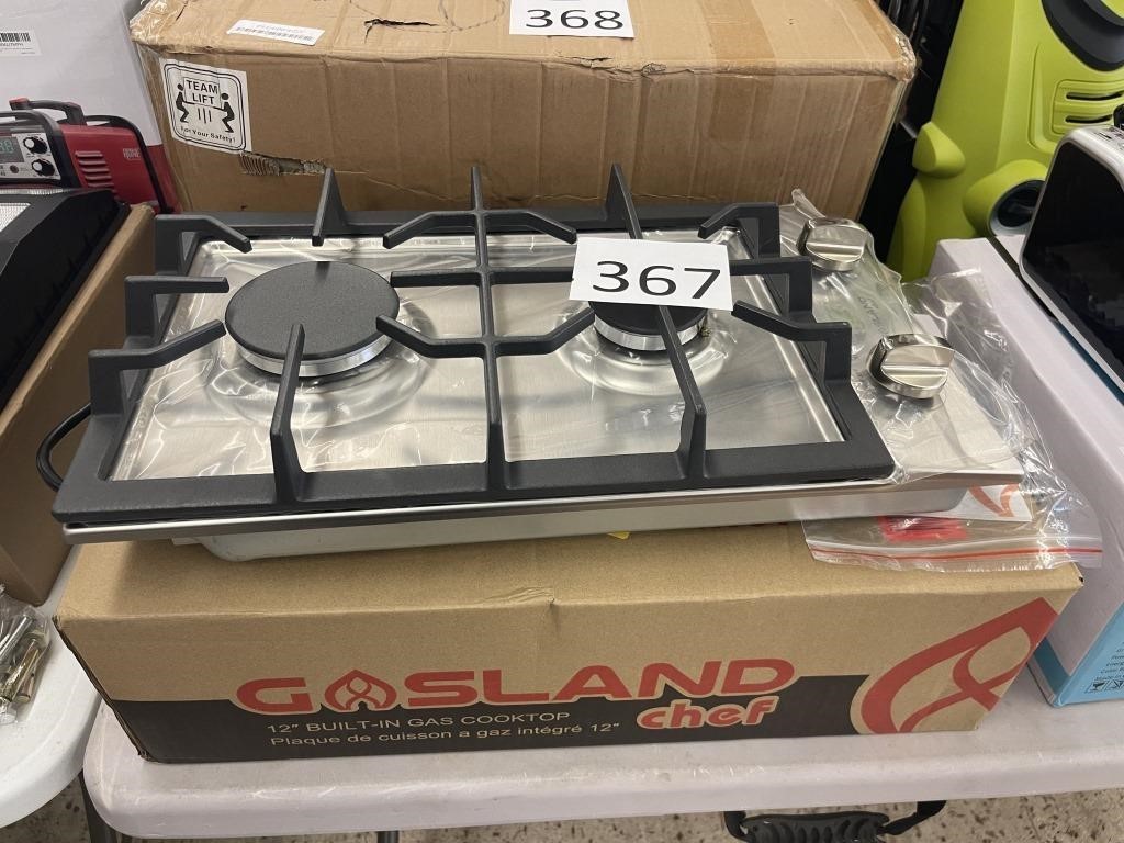 12" -  2-BURNER GAS COOK TOP