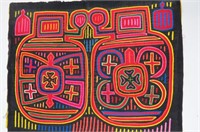 Collection of Mola Kuna Panama Embroidery Panels