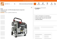 FM8508  Husky Portable Electric Air Compressor, 4.