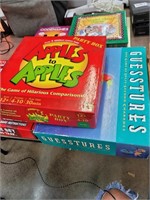 Guesstures and Apples to Apples board games