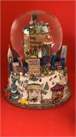 Large snow globe music box, and more