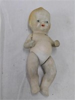 5 1/2" bisque jointed baby boy doll, made in Japan