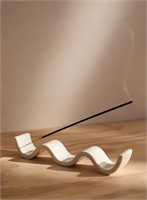 Simons Ceramic wave incense holder