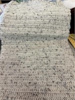 Crocheted afghan