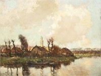 Cornelis Groeneveld 1882-1952 Dutch Oil on Canvas