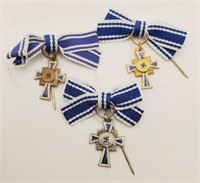 (JL) Miniature German Mother's Lapel Crosses for