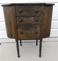 Vintage Wood Sewing Cabinet