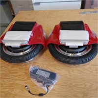 2 -1 wheel Scooters with 1 charger