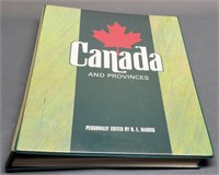 Canada Stamp Album w/ Canceled & Uncanceled Stamps