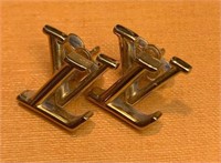 New In Box Louis Vuitton Iconic Unisex Gold Studs