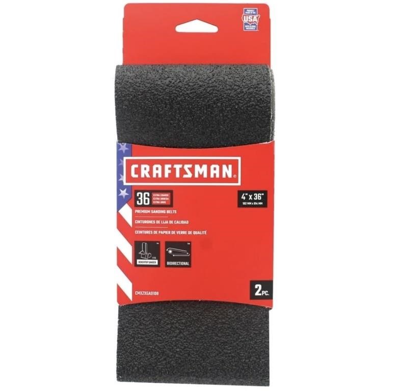 CRAFTSMAN 4" x 36” Zirconia Alumina Belt Sandpaper