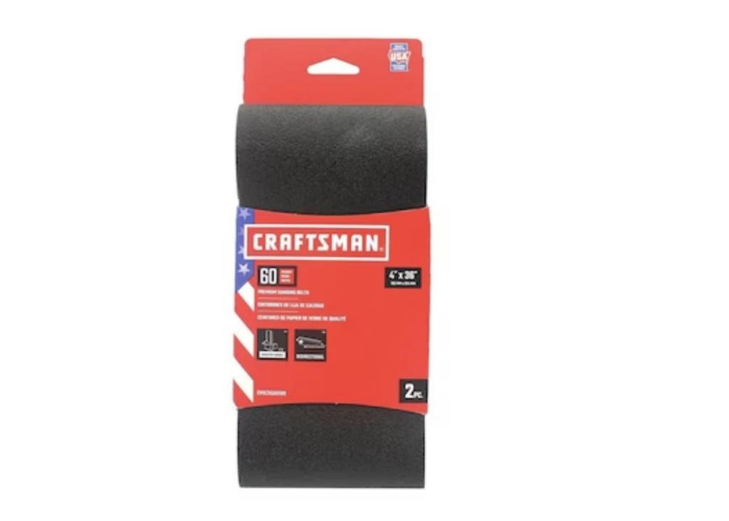 CRAFTSMAN 4" x 36” Zirconia Alumina Belt Sandpaper