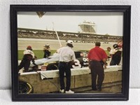 Framed Photo of Dale Earnhardt Pit Crew