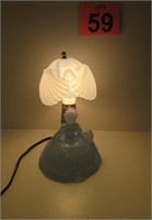 1940's Boudoir / Table Lamp Southern Belle 9"T