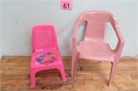 Pair Of Childrens Lawn / Play Chairs