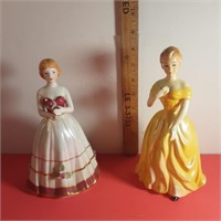 assorted female figurines