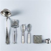 SILVER TABLEWARE IMPLEMENTS & OTHERS