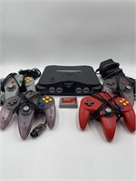 Nintendo N64 Console System with 4 Controllers