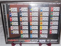 NASCAR Authorized License Plates Picture