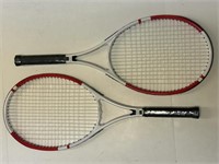 2 Victor Rebel Tennis Rackets, RRP $44.99,