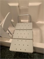 Health lot, shower chair, and bed rail