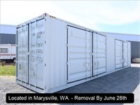 40'X8'X9' 6" HIGH CUBE SHIPPING CONTAINER W/(2)