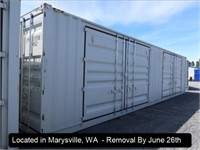 40'X8'X9' 6" HIGH CUBE SHIPPING CONTAINER W/(2)