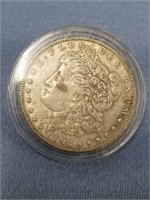 1898 Morgan silver dollar   (k 131)