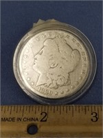1880 Morgan silver dollar, mint mark O   (k 131)