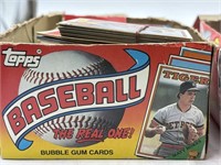 -3 boxes of baseball cards