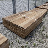 192 pcs. 1" x 6" x 5' CEDAR LUMBER