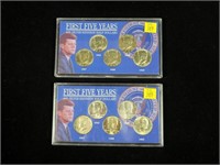 10- Kennedy half dollar set, 40% silver