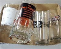 Group of drinking glasses