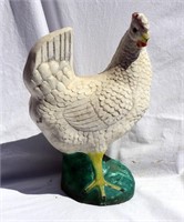 Large Vintage Concrete Chicken