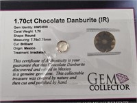 1.70ct Chocolate Danburite (IR)