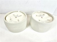 NEW Birch & Amber Scented Soy Candles (2-Pack)