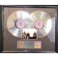 RIAA DOUBLE PLATINUM RECORD TO MIKE SCANLAND