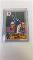 Rookie Bo Jackson 1987 Topps Baseball Card