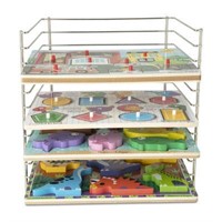 Melissa & Doug Multi-Fit Wire Puzzle Rack