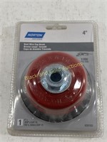 NEW Norton 4" Knot Wire Wheel Brush