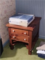 Canon Copier & Wood Night Stand