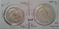 FRANKLIN HALF DOLLARS