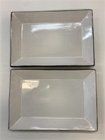 2 New Oneida Shagri-La Serving Platters