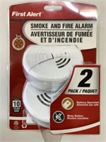 First Alert 2 Pack Smoke & Fire Alarms