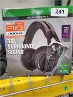 Xbox 400hx 3d surround sound headphones