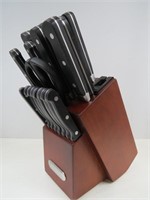 New- "Farberware" 21 Pc Forged Stainless Knife Set